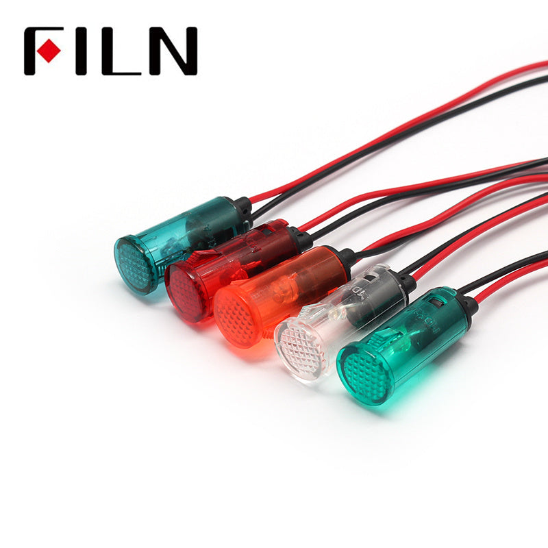 FILN Mini led indicator light led 12V 24V 220V Metal indicator signal –  YUEQING YULIN ELECTRONIC CO., LTD