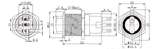 FILN 19mm 2 Position 3 Position Selector Rotary Switch Push Button Switch Dpdt Latching on off 12V 24V led illuminated