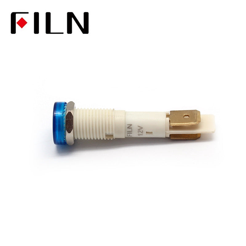 10mm 48v led plastic signal indicator light lamp Blue