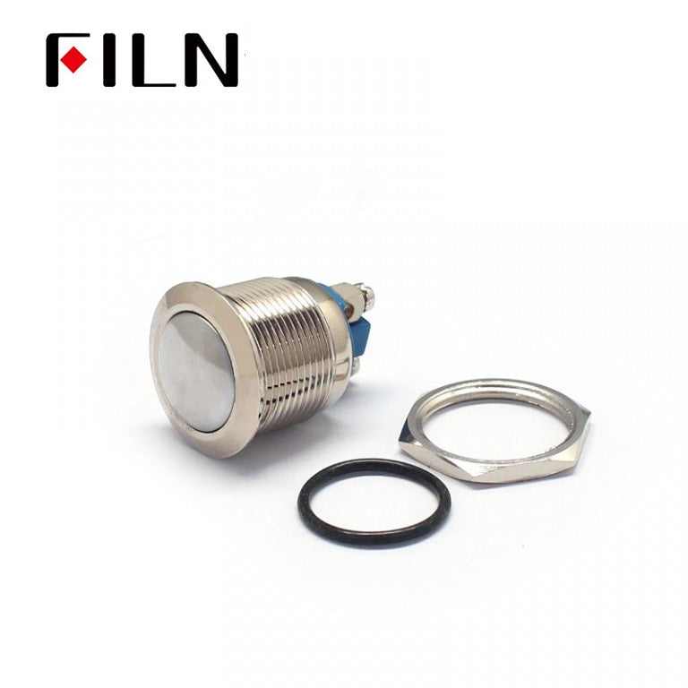 19MM 10A 110V Screw Feet Exit Push Button Switch Details