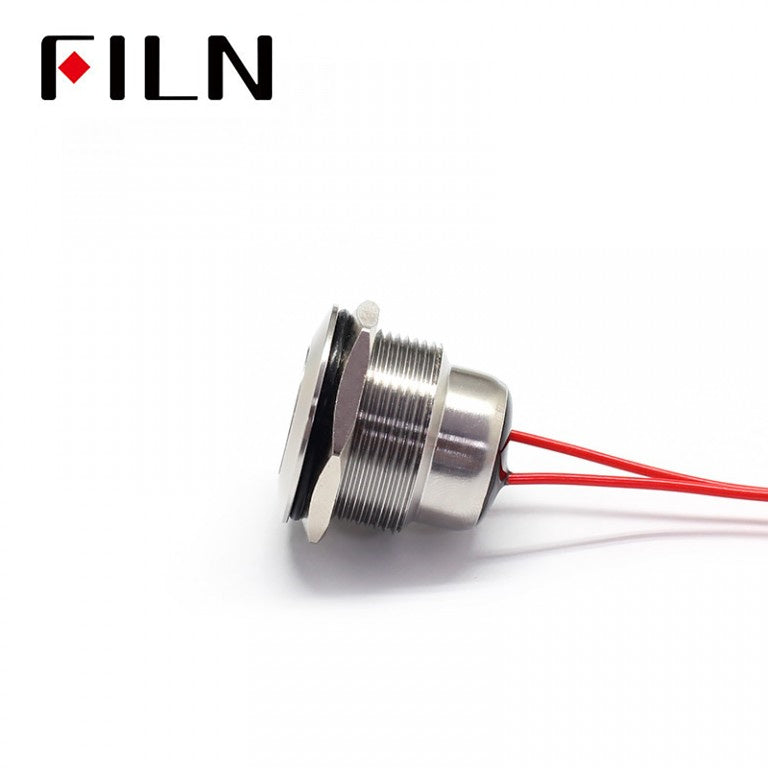 FILN 110V Momentary Push Button Switch Flat Stainless Steel Online Shop