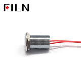 12MM Metal 240V LED Indicator Light With Wire Size