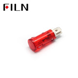 12.5mm 220V Food Machinery Signal Light Indicator Red