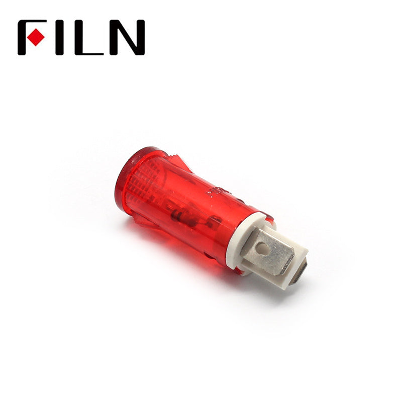 12.5mm 220V Food Machinery Signal Light Indicator Red