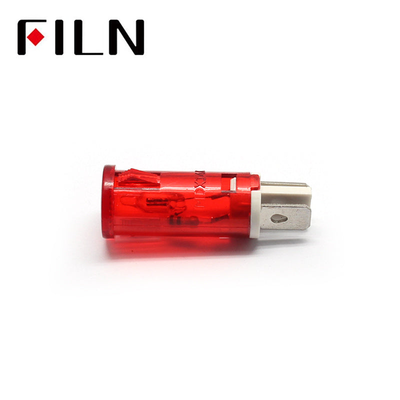 12.5mm 220V Food Machinery Signal Light Indicator Size