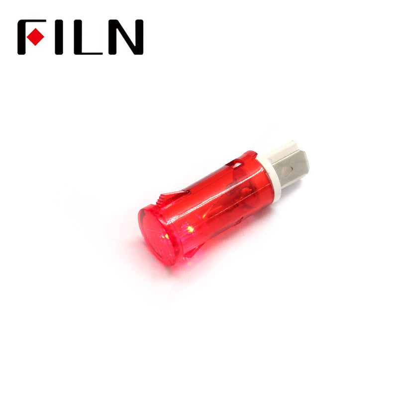 12.5mm 220V Food Machinery Signal Light Indicator Red