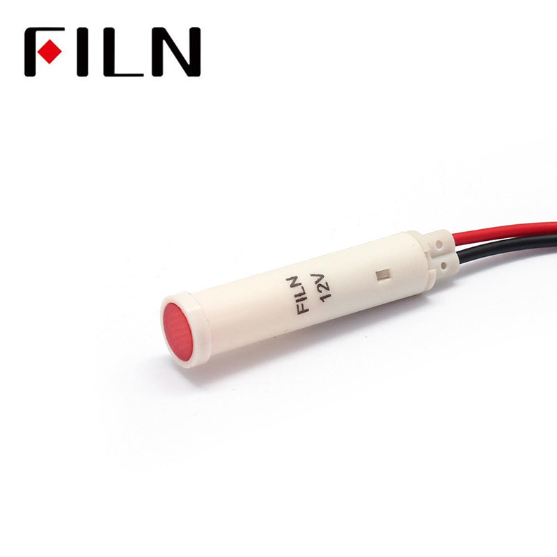 8MM LED 28V Indicator Light With Wire In Sale