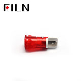 12mm 12v led ip67 plastic indicator light Red Size