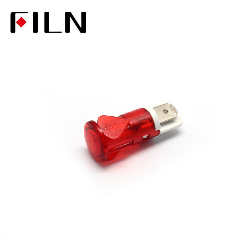 12mm 12v led ip67 plastic indicator light Red