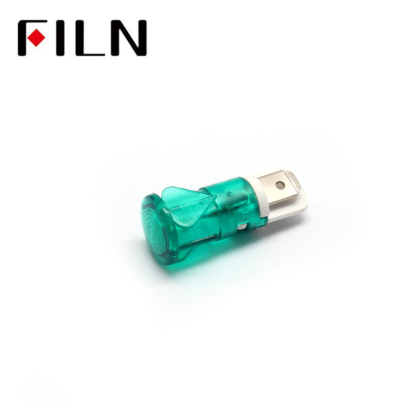 12mm 12v led ip67 plastic indicator light Blue