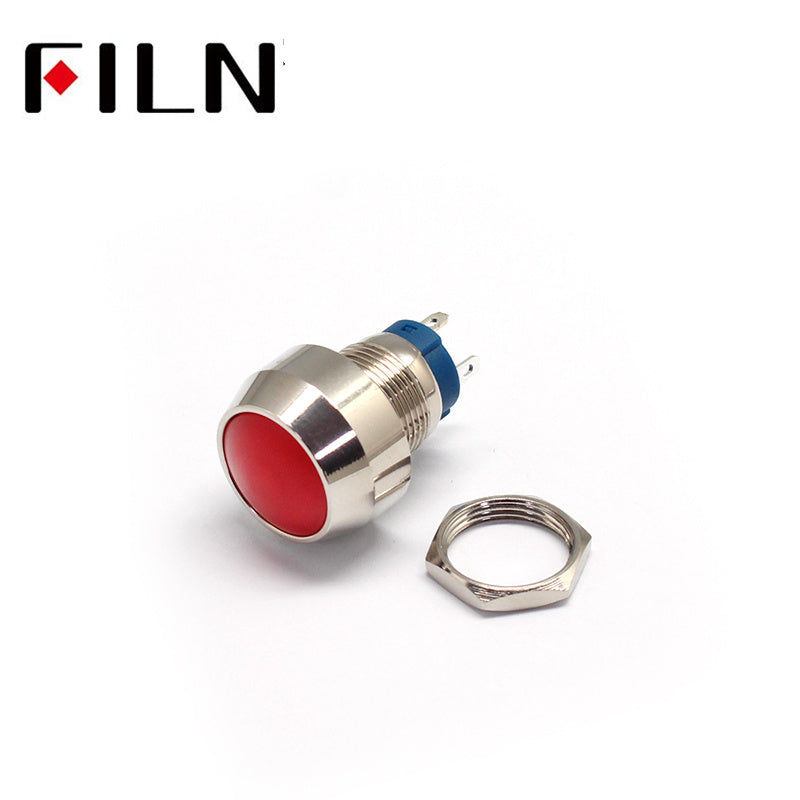 4PIN 12MM 12V 3A Red Momentary Latching waterproofMomentary Latching Parts