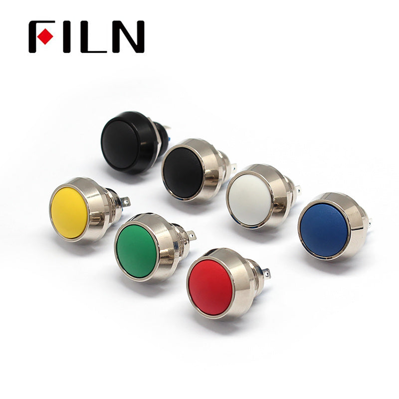 FILN IP6712MM 12V 220V Mini 2pin Push Button Switch Best Price