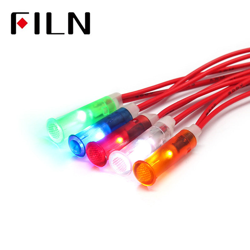 6MM 12V LED Water Heater Ring Indicator Light Parts