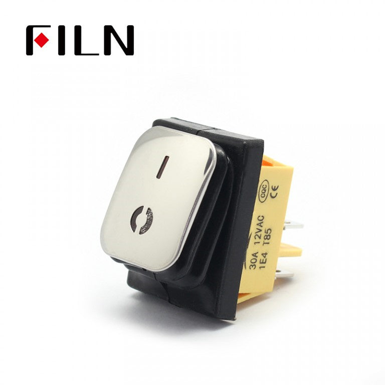 FILN Amber Stainless Waterproof IP68 12V Lighted Rocker Switch Price