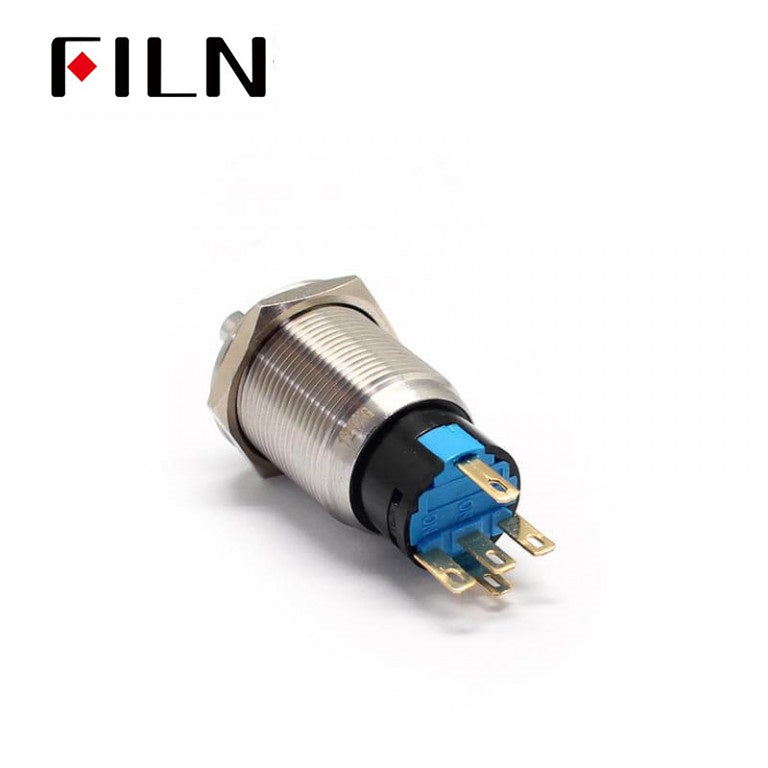 19mm 2 Position 3 Position Selector Rotary Switch Push Button Switch Dpdt  Verrouillage on off 12V 24V led illuminé - FILN - YUEQING YULIN ELECTRONIC  CO., LTD