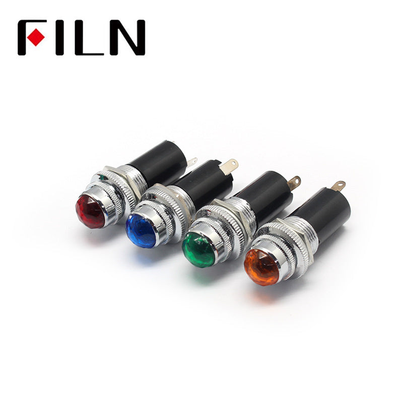 16MM Diamond LED Metal 110V LED Indicator Light