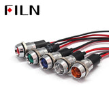 14mm LED Metal Pilot 24V LED Indicator Light Colour