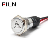 16MM Imported LED Malfunction Indicator Light stainless steel