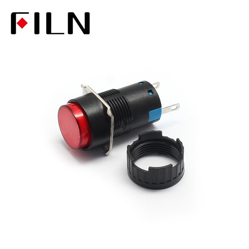 16mm 380v Distribution box plasitc blue indicator light online shop