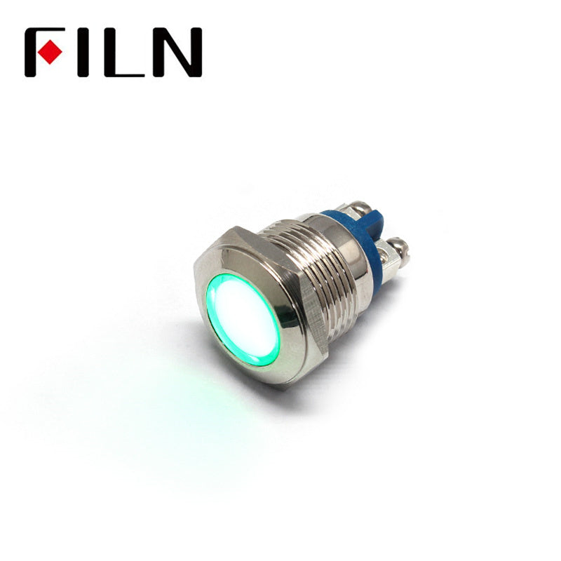 16mm 24V LED Screw Feet Metal Indicator Light price