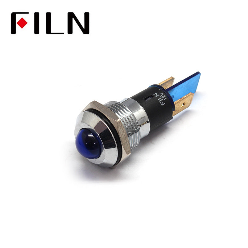 16MM 5/8 inch IP67 LED metal pilot indicator light high quality