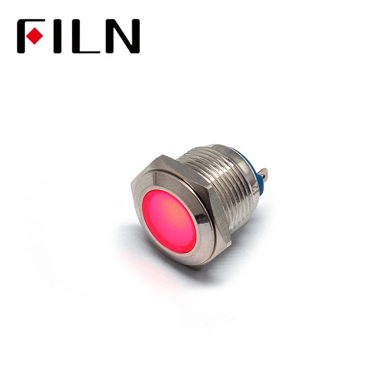 16MM 12V LED Good Price Switch with Red Indicator Light high quality