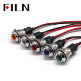 16MM IP67 Generator Metal Pilot 24VDC LED Indicator Light best price