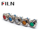 16mm 24V LED Screw Feet Metal Indicator Light best price