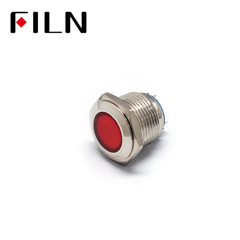 16MM 12V LED Good Price Switch with Red Indicator Light china