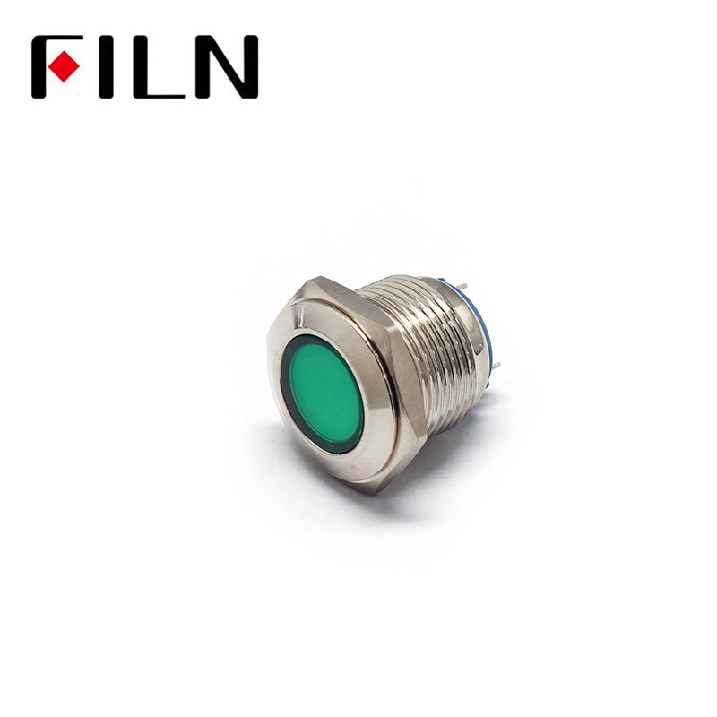 16MM 12V LED Good Price Switch with Red Indicator Light online sale