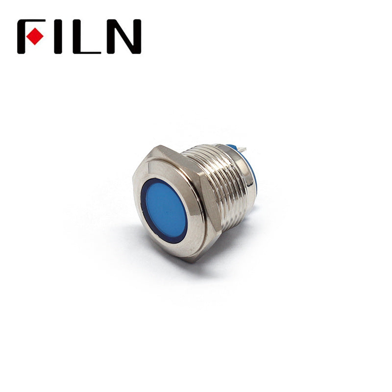 16MM 12V LED Good Price Switch with blue Indicator Light