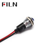 16MM IP67 Generator Metal Pilot 24VDC LED Indicator Light online sale