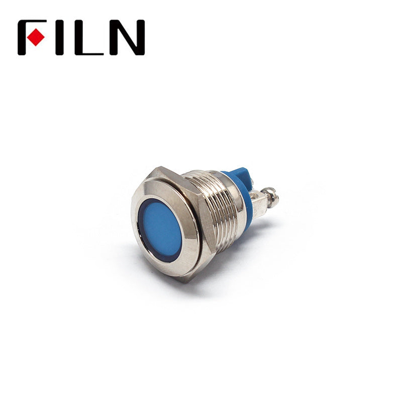 16mm 24V LED Screw Feet Metal Indicator Light onlie shop