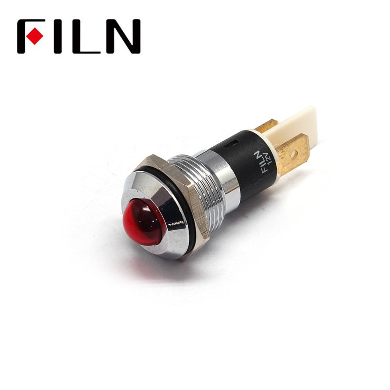 16MM 5/8 inch IP67 LED metal pilot indicator light on sale