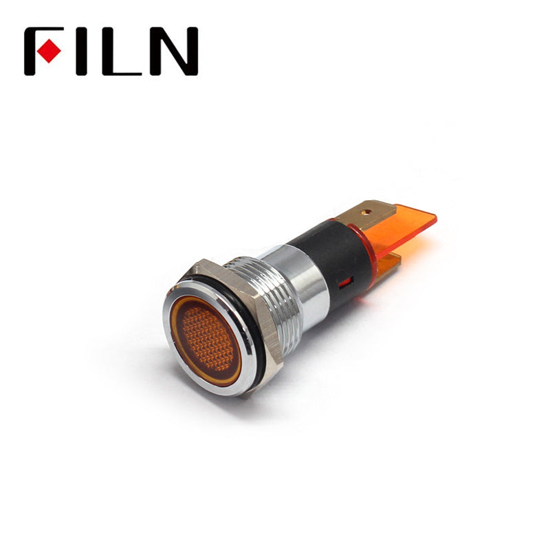 16MM 220V FALT Head IP67 Metal Indicator Light special price