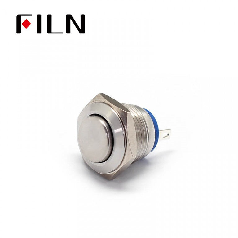 16mm 24V Momentary Doorbell 2PIN Push-Button Switch