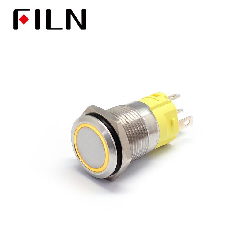 16mm 6V 12V 110V 220V LED Push Button Switch Ring LED price