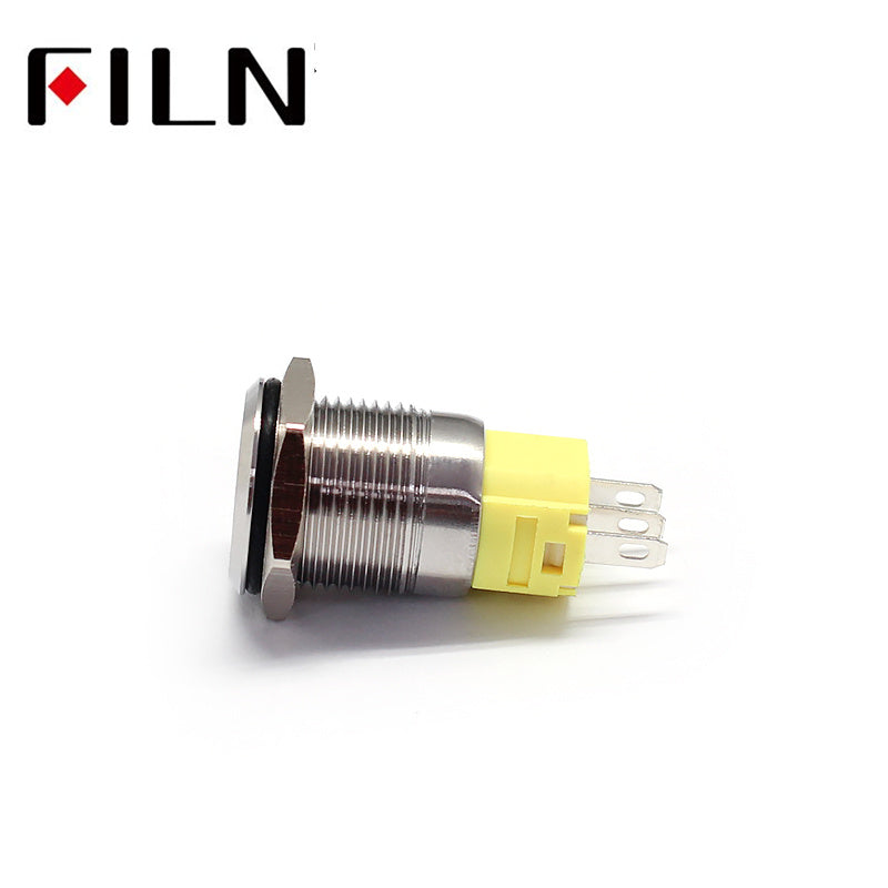 FILN 16mm Flat head high quality NO LED Metal Push Button Switch On Sale