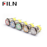 16mm 6V 12V 110V 220V LED Push Button Switch Ring LED