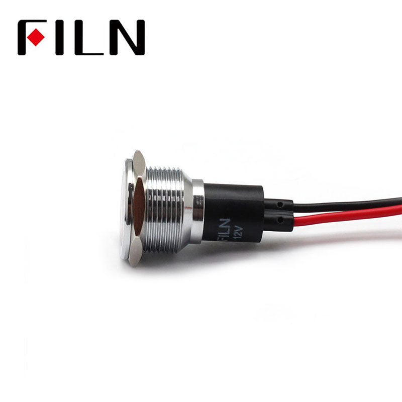 19mm Red LED Pilot Indicator Light with Wire Online Shop