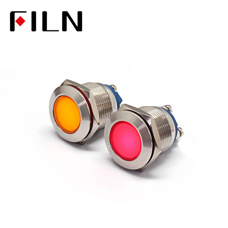 19mm 110v LED Metal Signal Indicator Light Online Shop