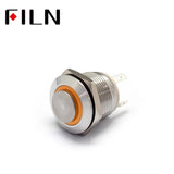 19MM High Large Current 10A Push on Push Button Switch Orange