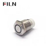 19mm RJ9 3V Custom White Push Button Switch White