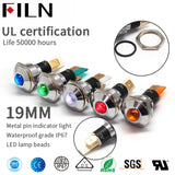 19mm 220V Metal Indicator Lamps for Panels