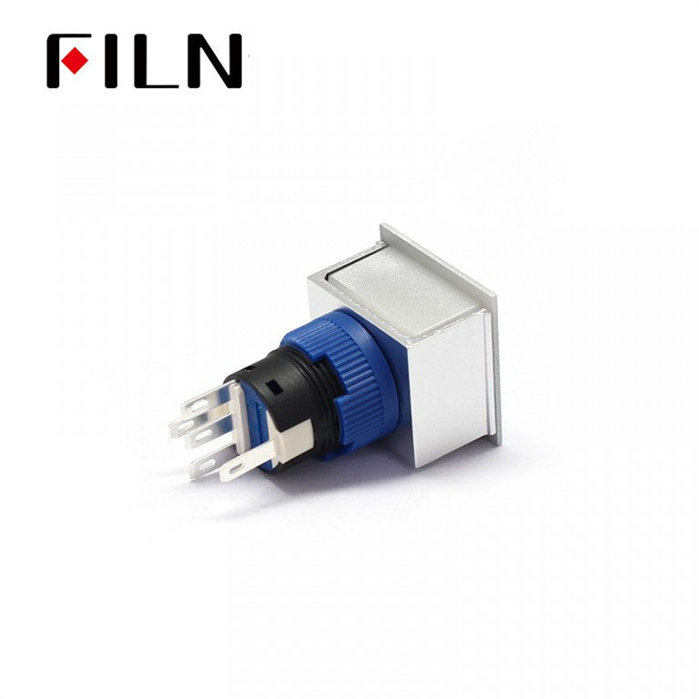 Push Switch With Terminal Pins Waterproof IP67 1no1nc LED Blue Momentary 12V 220V Online Shop