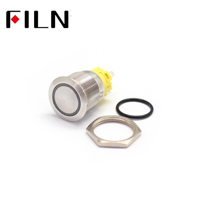 19MM 110V UL IP67 Stainless steel PUSH BUTTON SWITCH Details