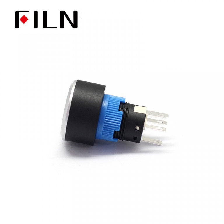 FILN 22mm Illuminated 12V Led Reset Round Momentary Plastic Power Logo Momentary Switch Shop Now