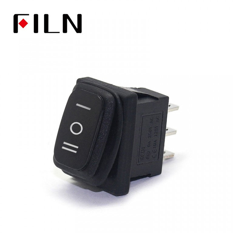 FILN Double Rocker Switch 3pin ON-OFF-ON 6A 240V No lights Best Price