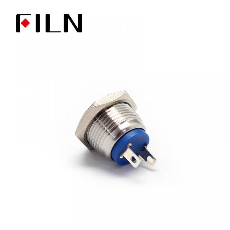 16mm 24V Momentary Doorbell 2PIN Push-Button Switch