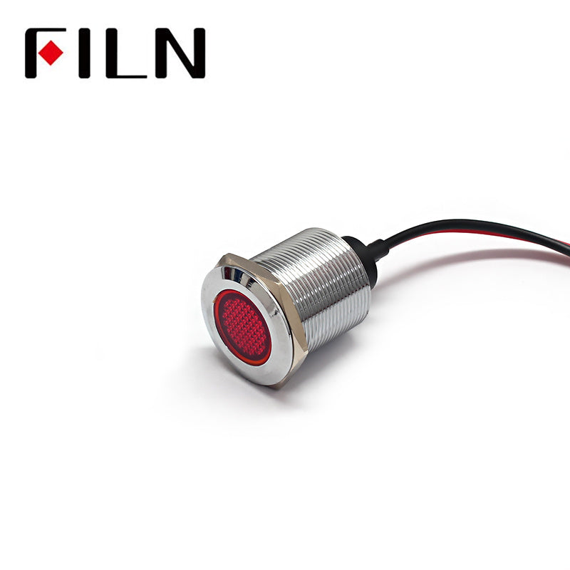 22mm LED Medical Equipment Indicator Light Red